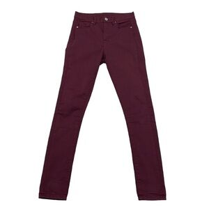 Urban Outfitters BDG Jeans Denim Burgundy Red Twig High Rise Size 25